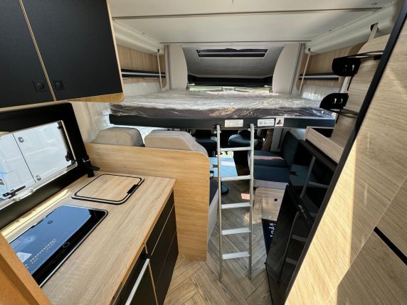 Autocaravana perfilada ideal para familias